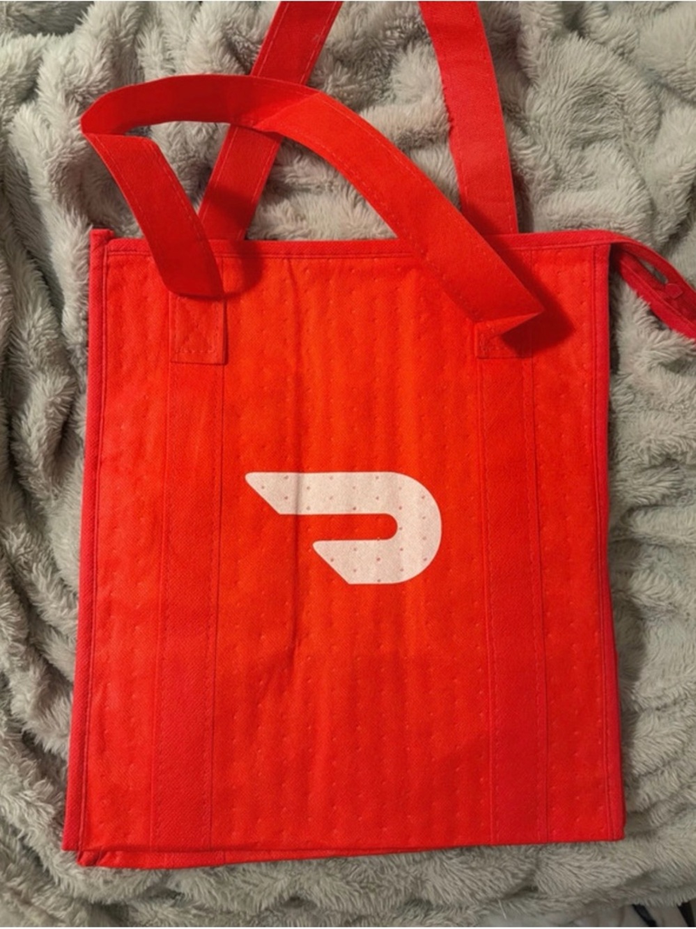 DoorDash Red Insulated Delivery Tote Bag